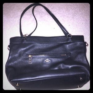 Women’s black coach tote bag